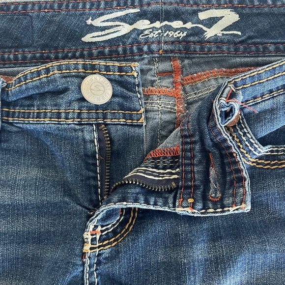 Seven7 Boot Cut Jeans Size 10P - Picture 3 of 16